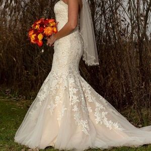 Allure wedding dress 9266, fit and flair, 10 NWT, Also Have A Used Size 8 Dress